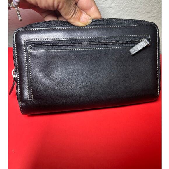 Lodis very soft black leather wallet - Picture 4 of 11